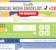 Social media checklist - Infografia