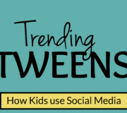 Como utilizan los niños las redes sociales - Infografia