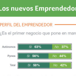 Los nuevos emprendedores en España - Infografia